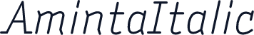 AmintaItalic