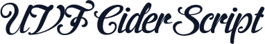 UVF Cider Script