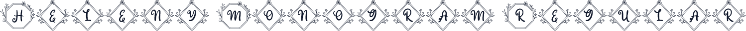 Heleny Monogram Regular