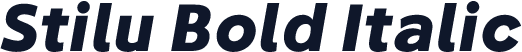 Stilu Bold Italic