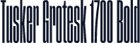 Tusker Grotesk 1700 Bold