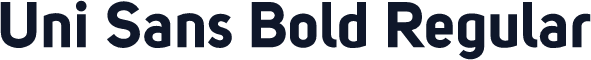 Uni Sans Bold Regular