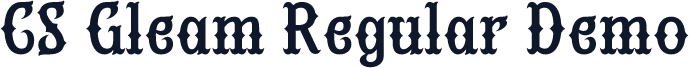 CS Gleam Regular Demo