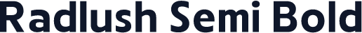 Radlush Semi Bold