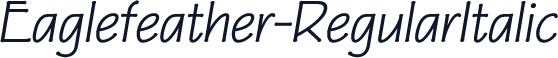 Eaglefeather-RegularItalic