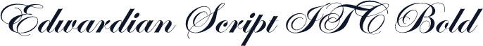Edwardian Script ITC Bold
