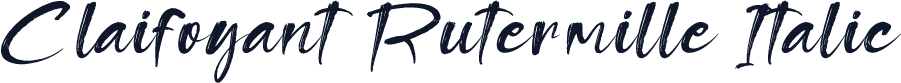Claifoyant Rutermille Italic