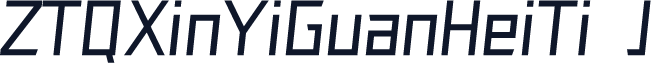 ZTQXinYiGuanHeiTi J