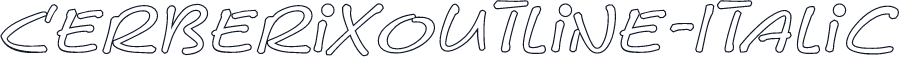 CerberixOutline-Italic