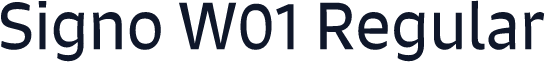 Signo W01 Regular