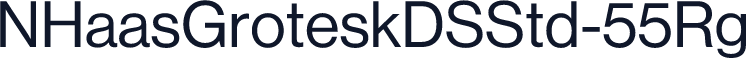 NHaasGroteskDSStd-55Rg