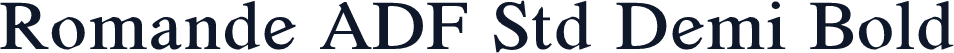 Romande ADF Std Demi Bold