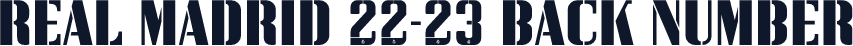 Real Madrid 22-23 Back Number