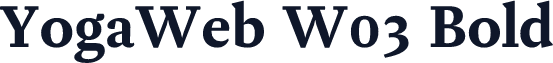 YogaWeb W03 Bold