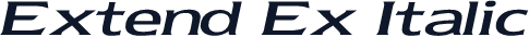 Extend Ex Italic
