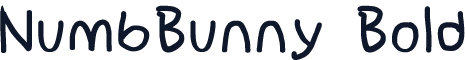 NumbBunny Bold