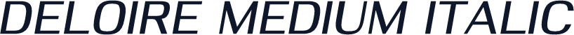 Deloire Medium Italic