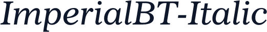 ImperialBT-Italic