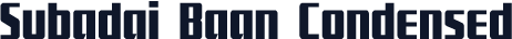 Subadai Baan Condensed