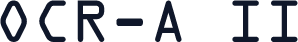 OCR-A II