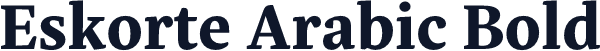 Eskorte Arabic Bold