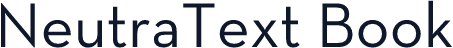 NeutraText Book