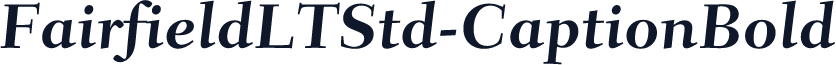 FairfieldLTStd-CaptionBold