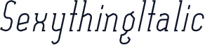 SexythingItalic