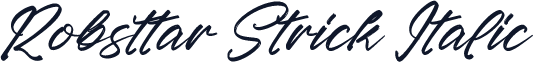 Robsttar Strick Italic