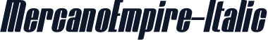 MercanoEmpire-Italic