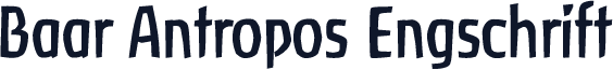 Baar Antropos Engschrift