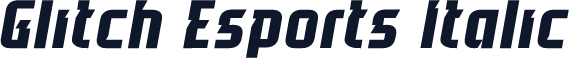 Glitch Esports Italic