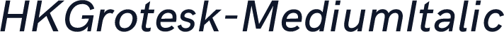 HKGrotesk-MediumItalic