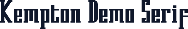 Kempton Demo Serif