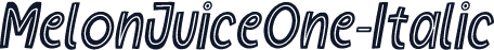 MelonJuiceOne-Italic