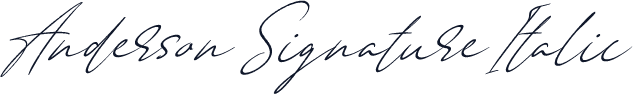 Anderson Signature Italic