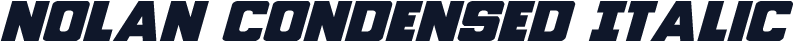 Nolan Condensed Italic