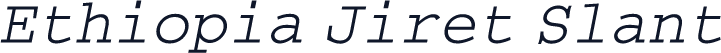 Ethiopia Jiret Slant