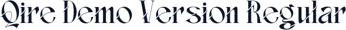 Qire Demo Version Regular