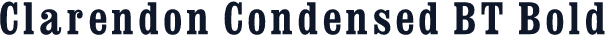Clarendon Condensed BT Bold