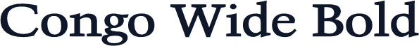 Congo Wide Bold