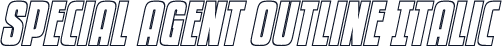 Special Agent Outline Italic