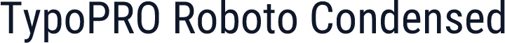 TypoPRO Roboto Condensed