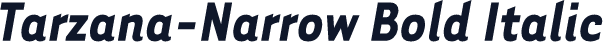 Tarzana-Narrow Bold Italic