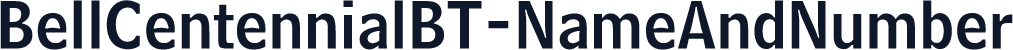 BellCentennialBT-NameAndNumber