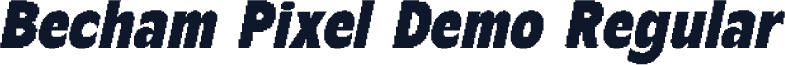 Becham Pixel Demo Regular