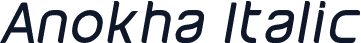 Anokha Italic