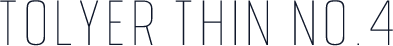 Tolyer Thin no.4