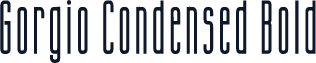 Gorgio Condensed Bold