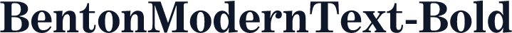 BentonModernText-Bold